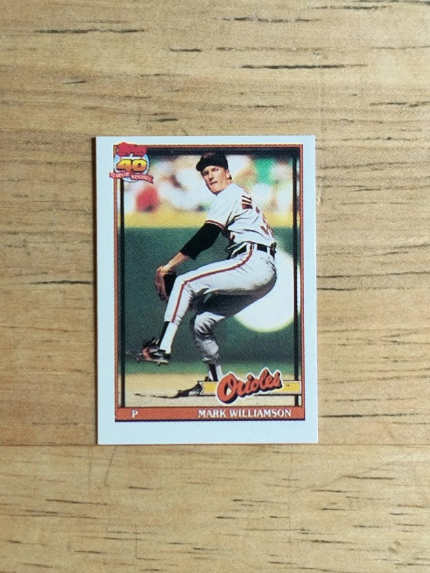 1991 Topps Micro #296 Mark Williamson