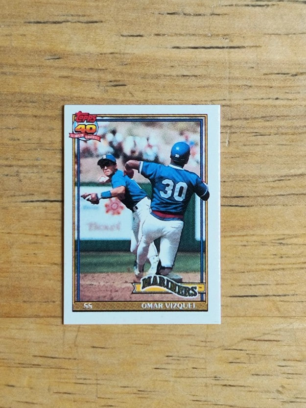 1991 Topps Micro #298 Omar Vizquel