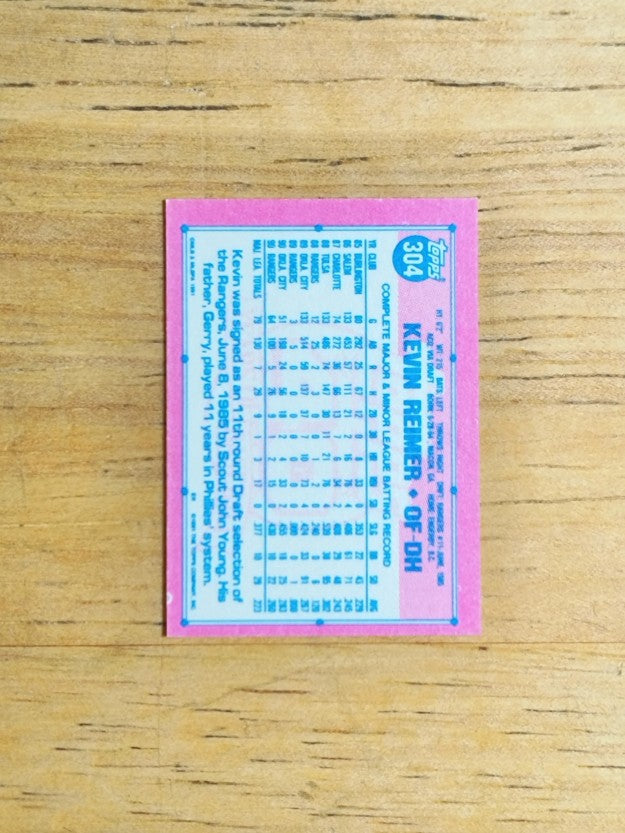 1991 Topps Micro #304 Kevin Reimer