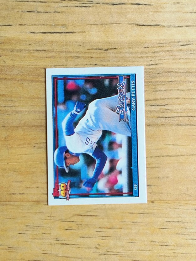 1991 Topps Micro #314 Gary Pettis