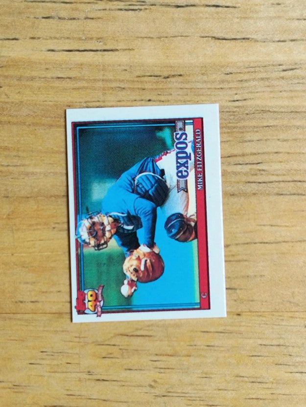 1991 Topps Micro #317 Mike Fitzgerald
