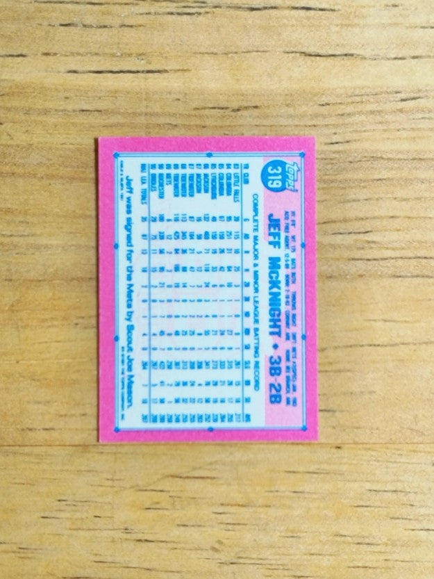 1991 Topps Micro #319 Jeff McKnight