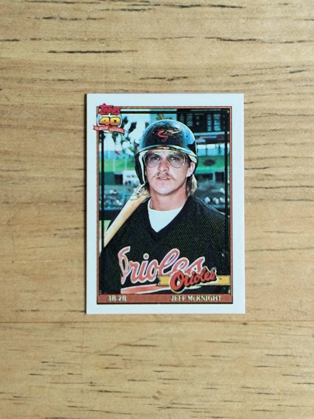 1991 Topps Micro #319 Jeff McKnight