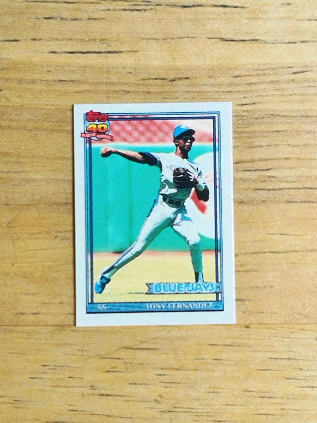 1991 Topps Micro #320 Tony Fernandez