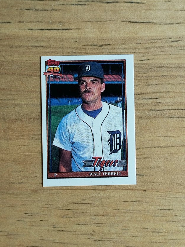 1991 Topps Micro #328 Walt Terrell