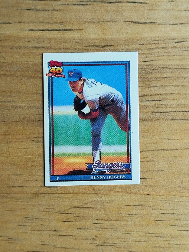1991 Topps Micro #332 Kenny Rogers