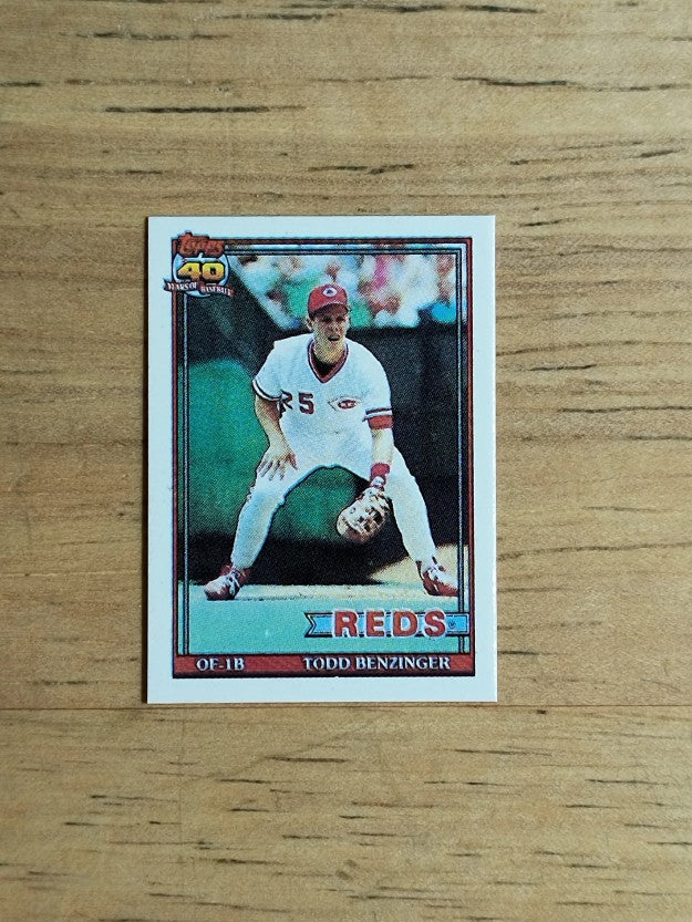 1991 Topps Micro #334 Todd Benzinger