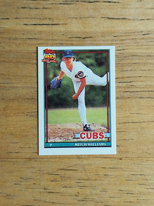 1991 Topps Micro #335 Mitch Williams