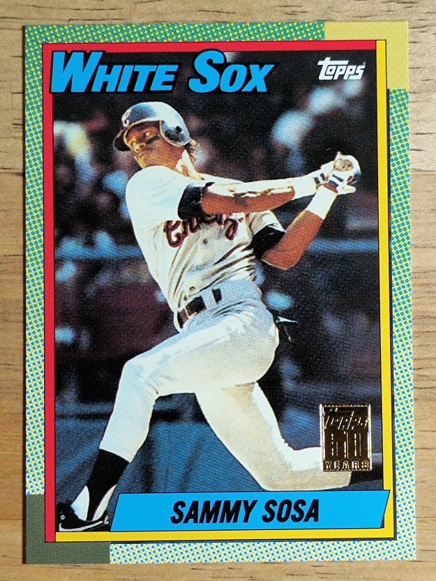2001 Topps Through the Years Reprints #43 Sammy Sosa '90