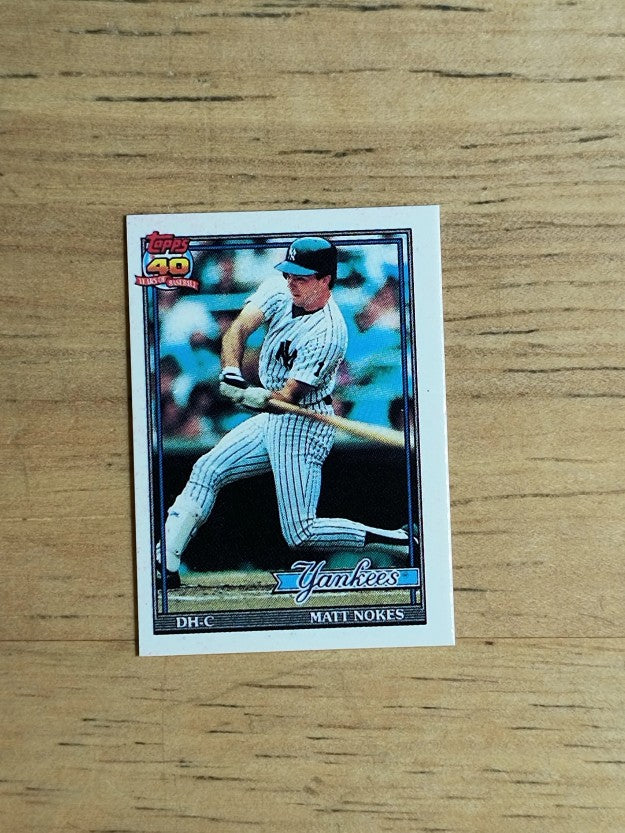 1991 Topps Micro #336 Matt Nokes