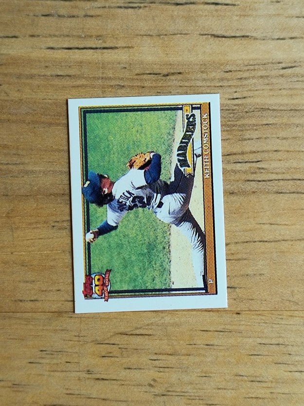 1991 Topps Micro #337 Keith Comstock