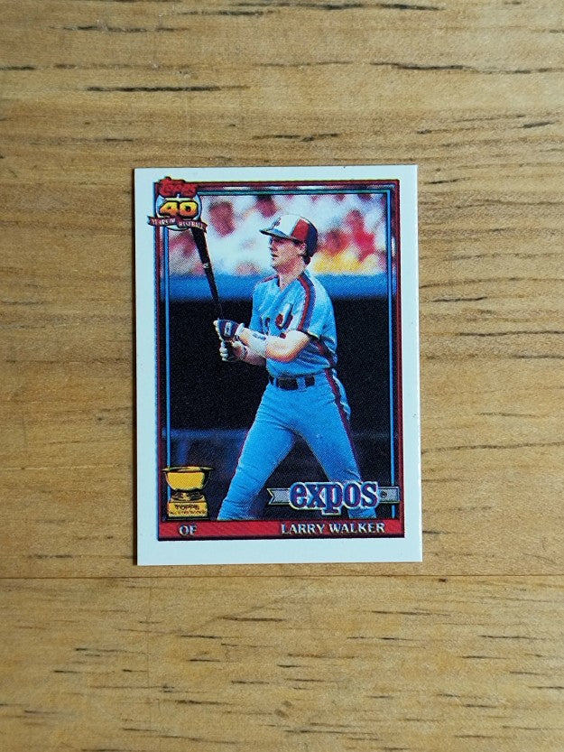 1991 Topps Micro #339 Larry Walker