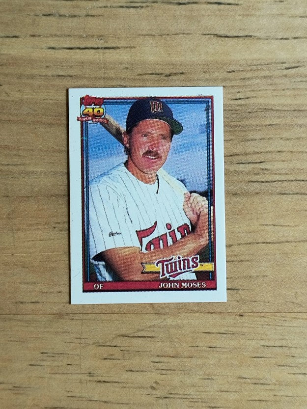 1991 Topps Micro #341 John Moses