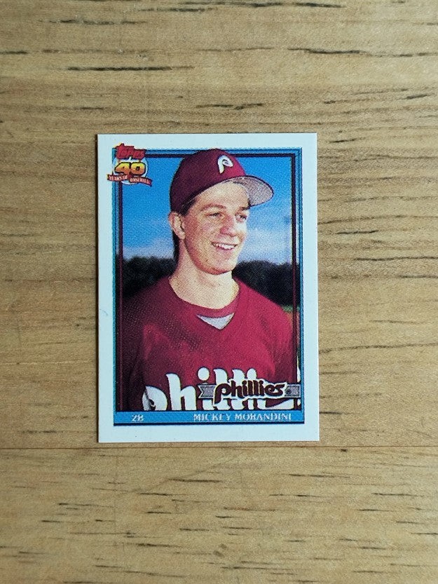 1991 Topps Micro #342 Mickey Morandini