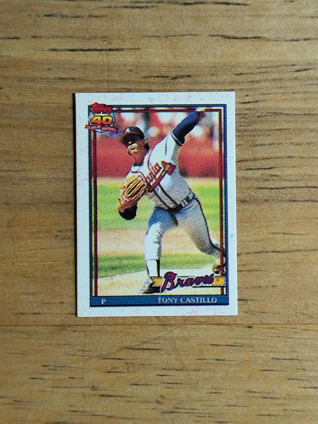 1991 Topps Micro #353 Tony Castillo