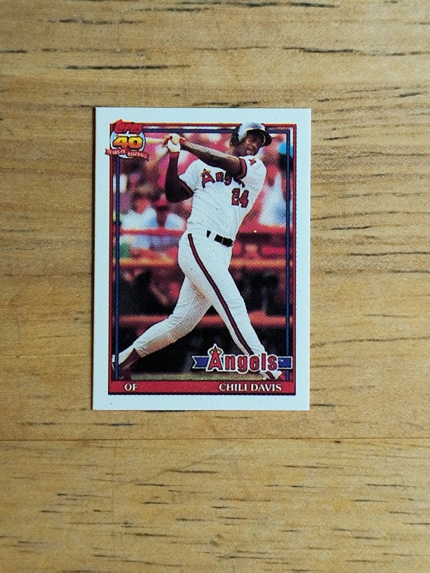 1991 Topps Micro #355 Chili Davis