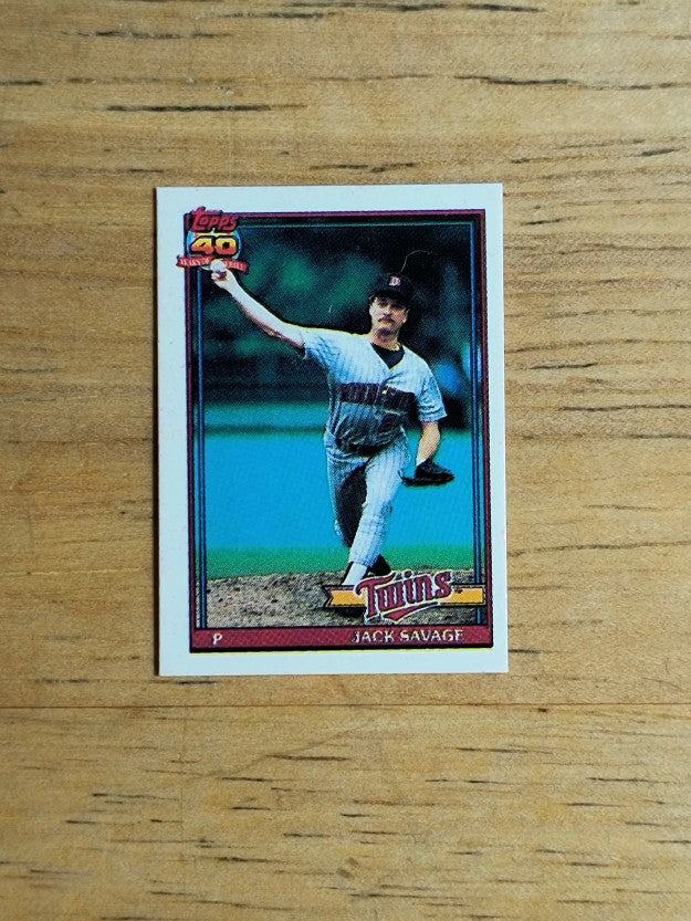1991 Topps Micro #357 Jack Savage
