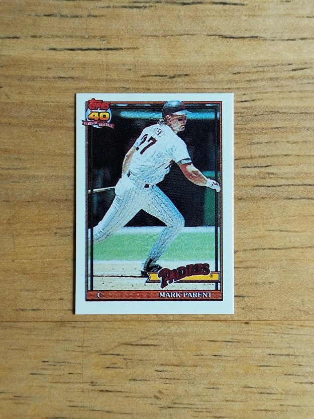 1991 Topps Micro #358 Mark Parent