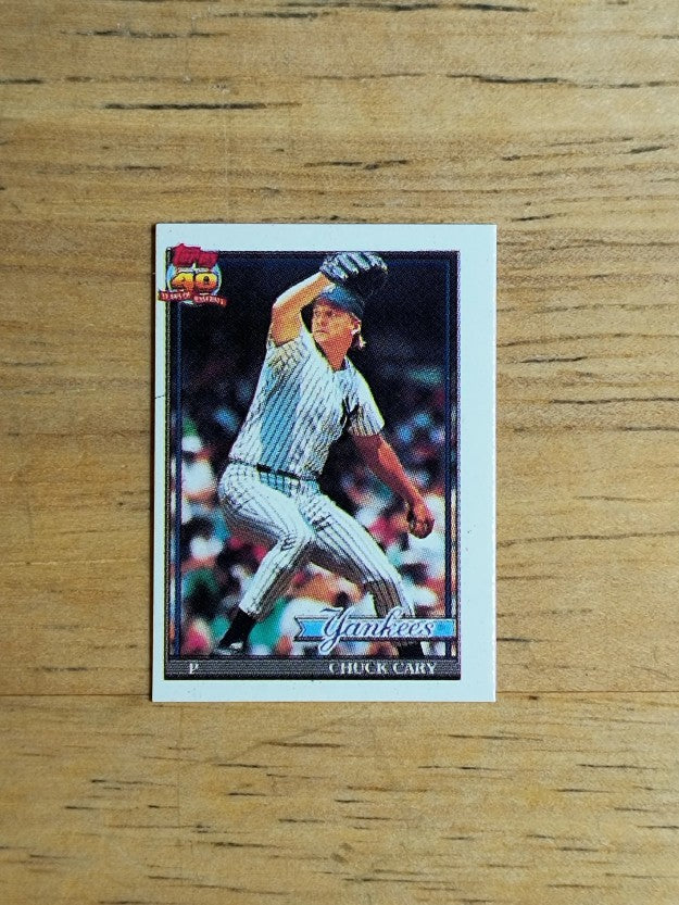 1991 Topps Micro #359 Chuck Cary