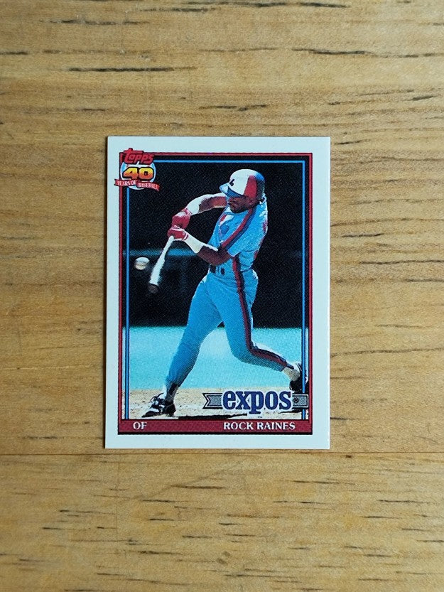 1991 Topps Micro #360 Tim Raines