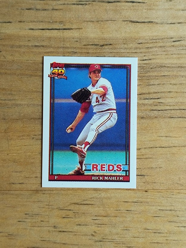 1991 Topps Micro #363 Rick Mahler