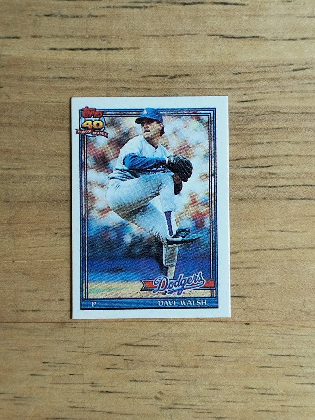 1991 Topps Micro #367 Dave Walsh