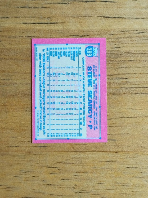1991 Topps Micro #369 Steve Searcy