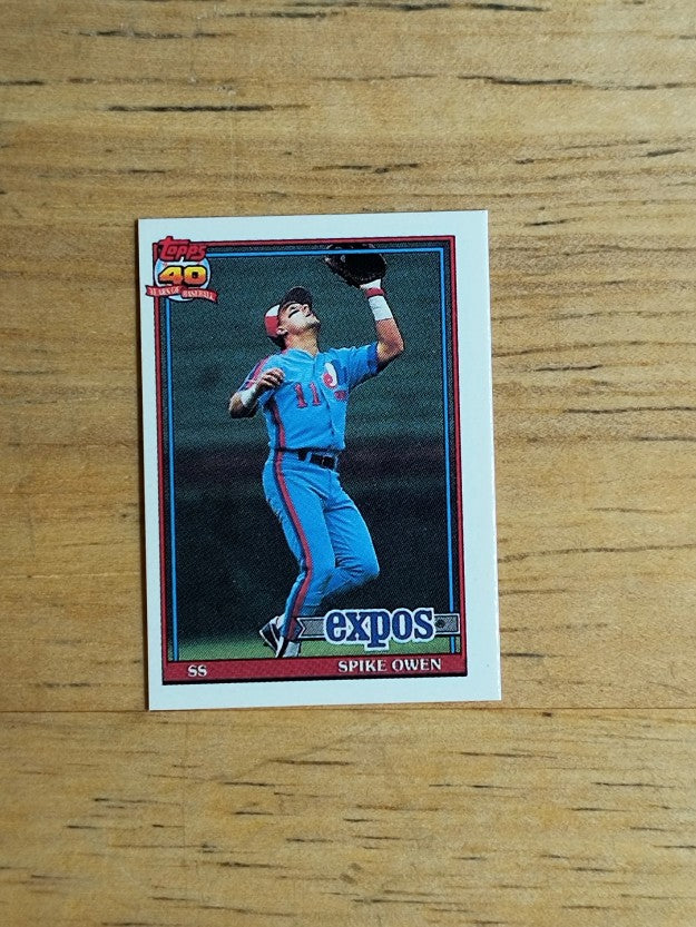 1991 Topps Micro #372 Spike Owen