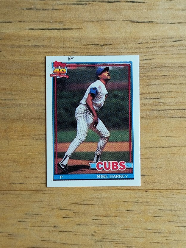 1991 Topps Micro #376 Mike Harkey