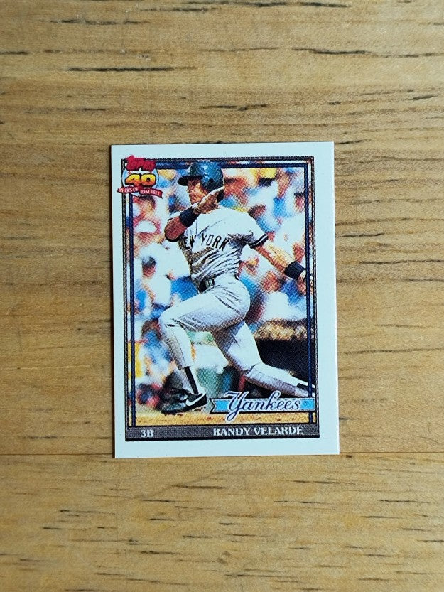 1991 Topps Micro #379 Randy Velarde