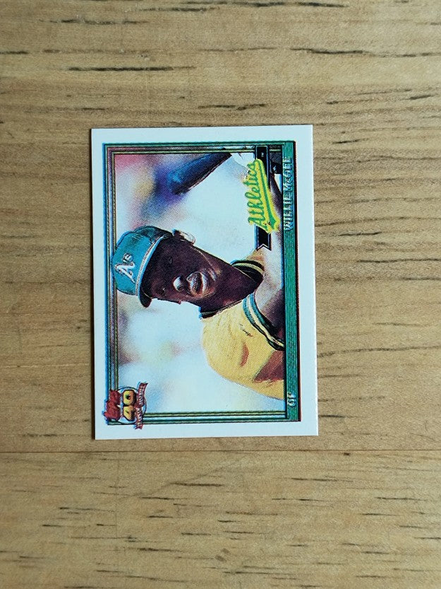 1991 Topps Micro #380 Willie McGee