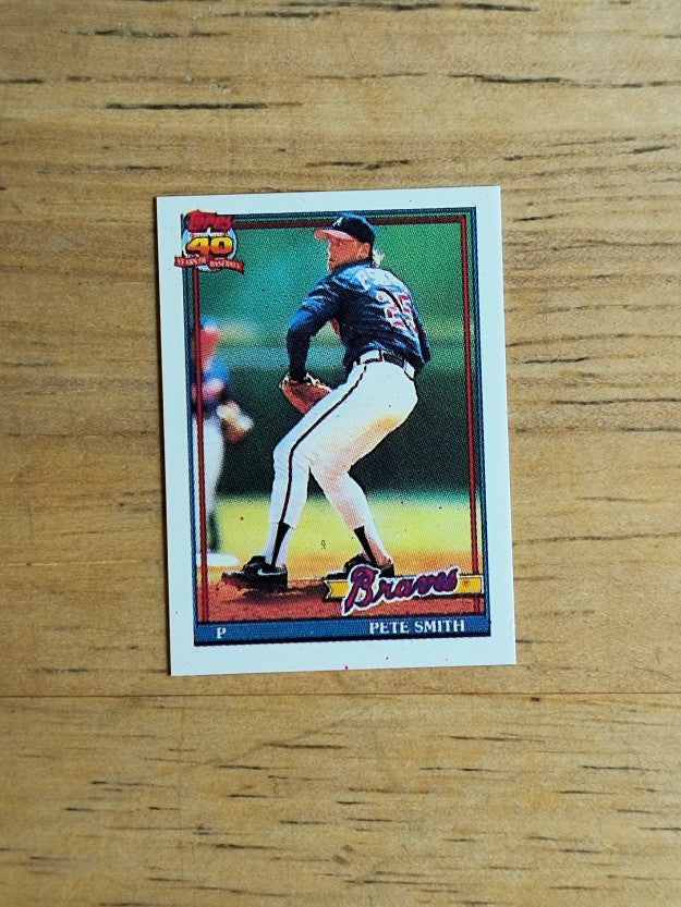 1991 Topps Micro #383 Pete Smith