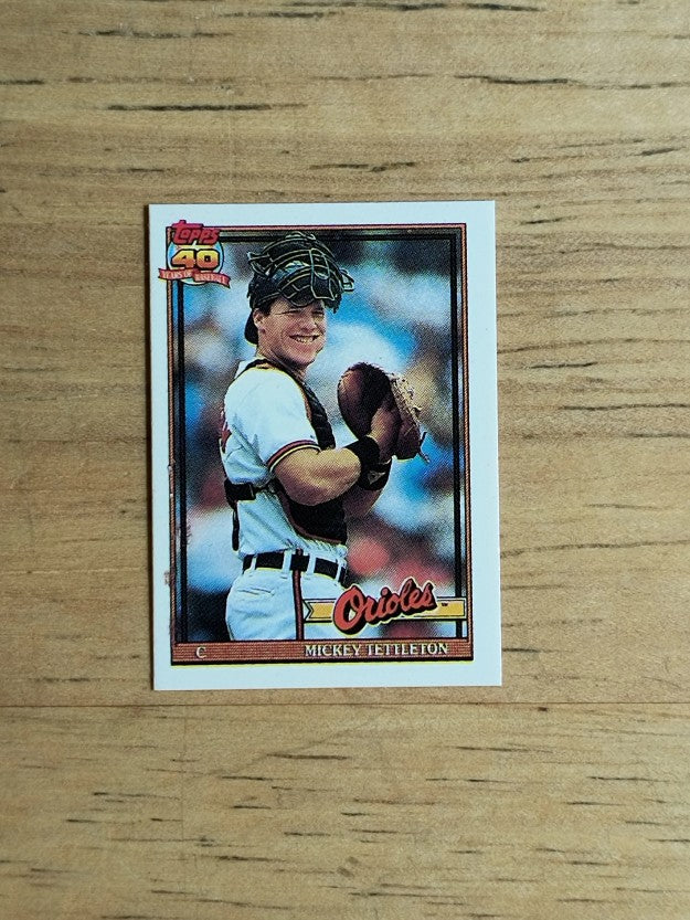 1991 Topps Micro #385 Mickey Tettleton