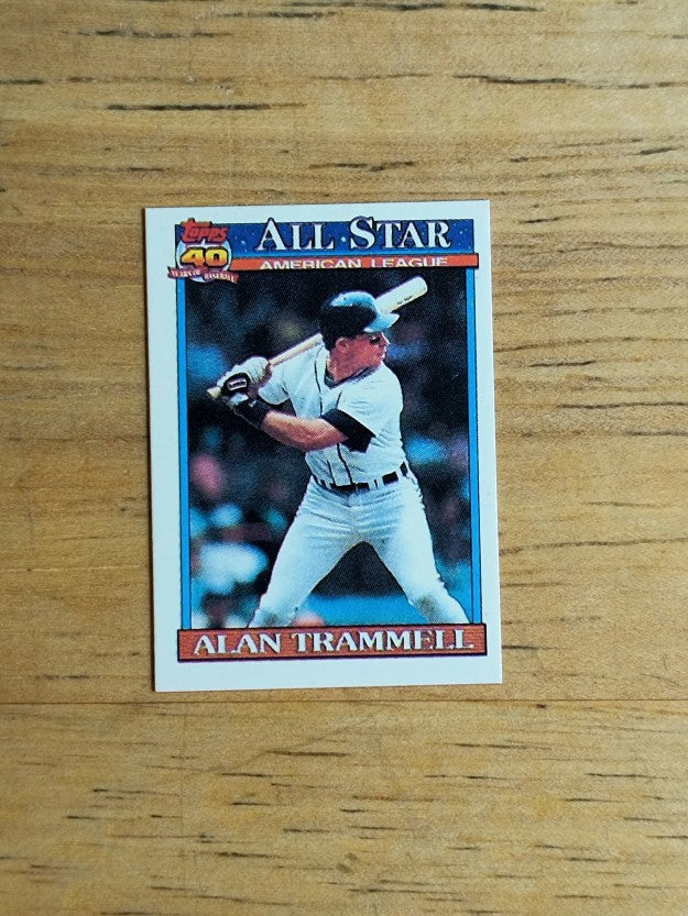 1991 Topps Micro #389 Alan Trammell AS