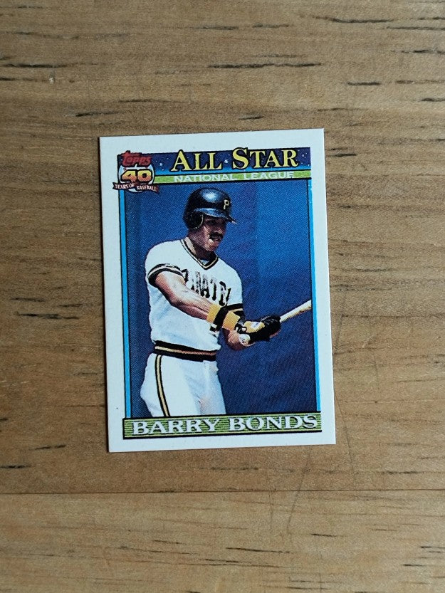 1991 Topps Micro #401 Barry Bonds AS