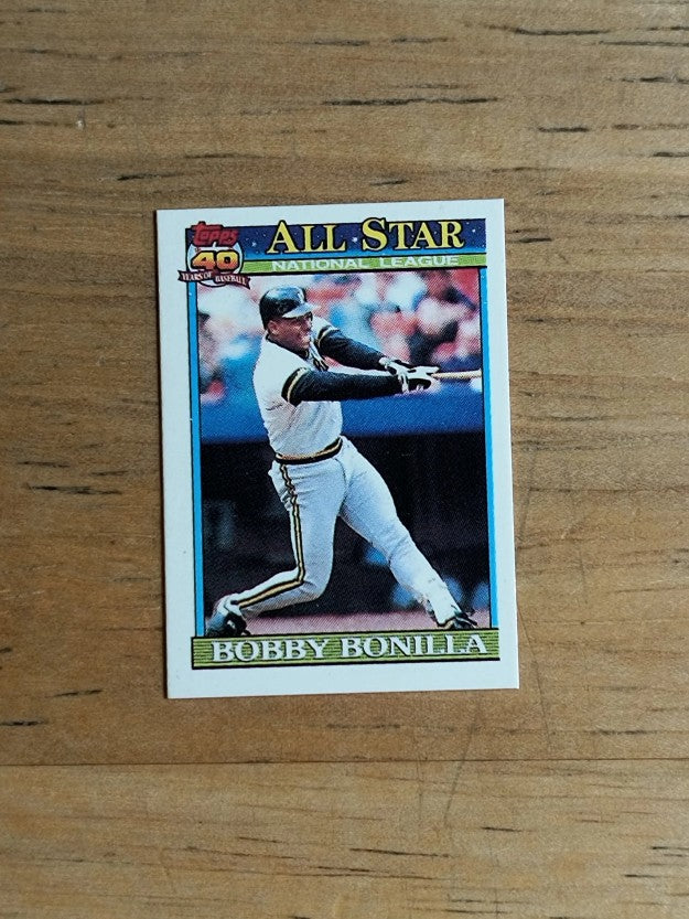 1991 Topps Micro #403 Bobby Bonilla AS