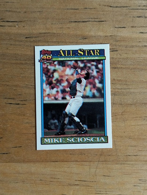 1991 Topps Micro #404 Mike Scioscia AS