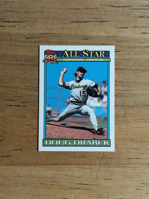 1991 Topps Micro #405 Doug Drabek AS
