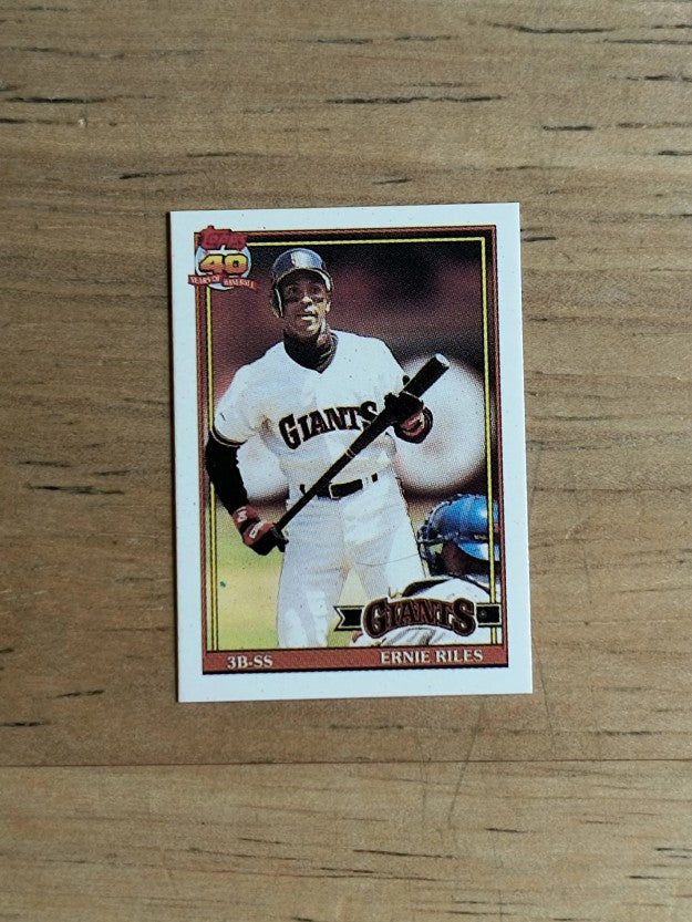 1991 Topps Micro #408 Earnie Riles