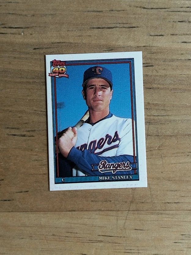 1991 Topps Micro #409 Mike Stanley