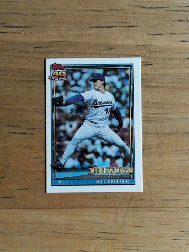1991 Topps Micro #417 Bill Krueger