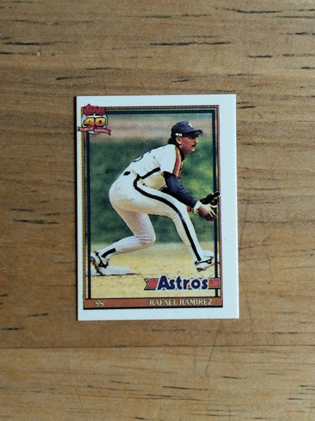 1991 Topps Micro #423 Rafael Ramirez