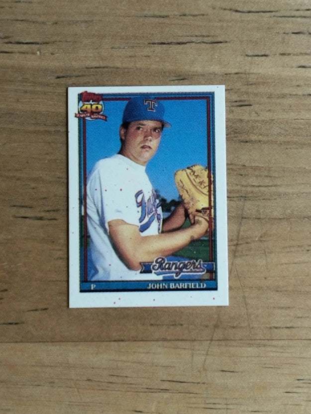 1991 Topps Micro #428 John Barfield
