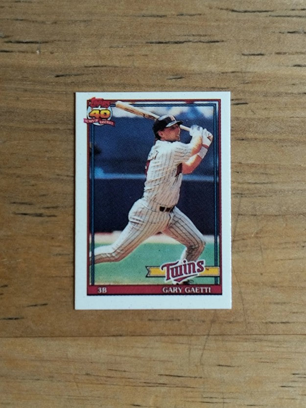 1991 Topps Micro #430 Gary Gaetti