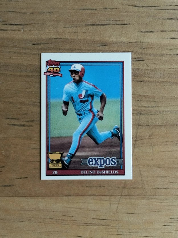1991 Topps Micro #432 Delino DeShields