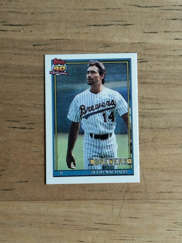 1991 Topps Micro #434 Julio Machado