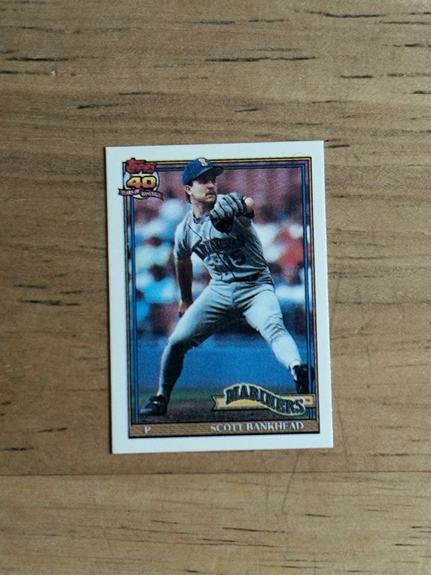 1991 Topps Micro #436 Scott Bankhead