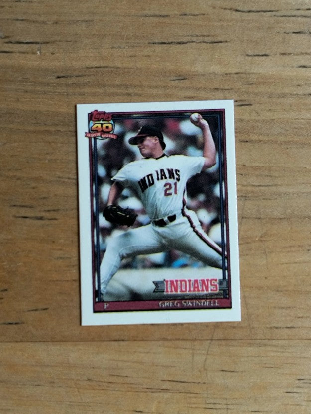 1991 Topps Micro #445 Greg Swindell