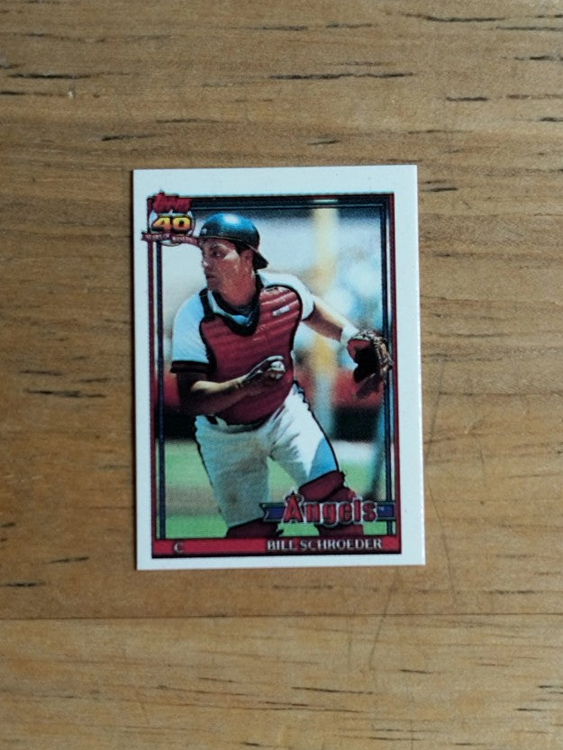 1991 Topps Micro #452 Bill Schroeder