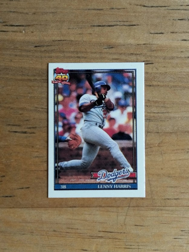 1991 Topps Micro #453 Lenny Harris